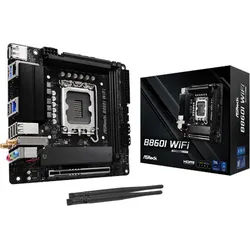 B860I WiFi Mainboard - Intel B860 - Intel LGA1851 socket - DDR5 RAM - Mini-ITX