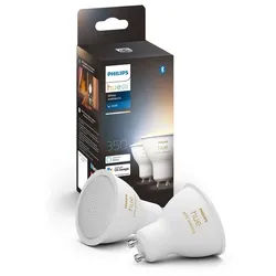 Philips Hue - White Amb. 4,2W Bluetooth GU10 Leuchtmittel 2 pcs.