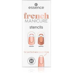 essence French MANICURE Schablonen für die französische Maniküre 60 St.