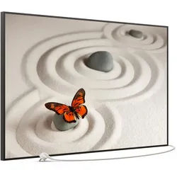 STEINFELD Heizsysteme Infrarotheizung Bild 900W, 120x74cm, Made in Germany, 7J Garantie, mit Thermostat, viele Motive schwarz