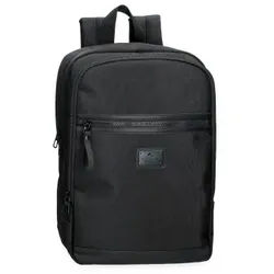 Pepe Jeans Unisex. 7052242 Blackmore Computerrucksack Blackmore 40cm schwarz (OSFA), Lässig, Polyester