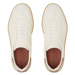 Loro Piana Tennis Walk Leder Schuhe Sneaker Feinstem Kalbsleder mit strukturierter Oberfläch 45 EU