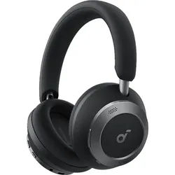SOUNDCORE BY ANKER Space One Pro Case Edition, Over-ear Kopfhörer Bluetooth Jet Black (mit Tragetasche)