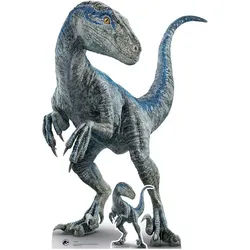 Dekofigur Jurassic World Pappaufsteller Mother Blue Raptor