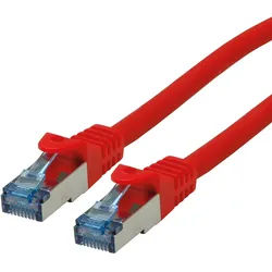 ROLINE Patchkabel Cat.6A S/FTP (PiMF), Component Level, LSOH, rot, 7,5 m