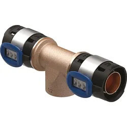 Geberit FlowFit T-Stück mit IG (Ausführung: 16 mm x 1/2'' x 16 mm)