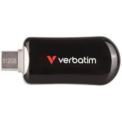 VERBATIM USB-C Stick Plectra 30227 USB 3.2 512GB schwarz
