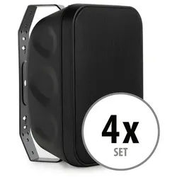 McGrey OLS-5251 DJ PA Zwei-Wege-System Outdoor-Lautsprecher Außenlautsprecher (N/A, 50 W, Allwetter-Lautsprecher für Garten, Terrasse, Restaurant) schwarz