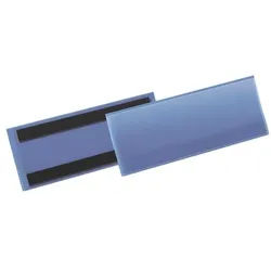 Durable Magnetische Etikettentasche 1/2 A5 quer »1757« blau