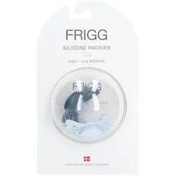 Frigg Sucette und Silikon Schmetterling Schiefer - Blau 0-6 Mois