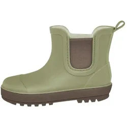 Playshoes Regenstiefel Halbschaft Uni Gummistiefel grün 24 EU