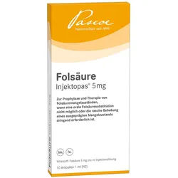 FOLSÄURE INJEKTOPAS 5 mg Injektionslösung 10 St