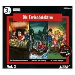 United Soft Media Hörspiel-CD Die Feriendetektive 3-er Hörbox 2. Box.2, 3 Audio-CDs