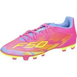 adidas Herren Fussballschuhe F50 CLUB FG/MG JH6420 44 2/3 - Lucid Pink/Lucid Lemon/Blue - 44 2/3