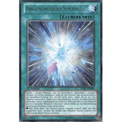 ReCollectibles Sammelkarte YuGiOh Karte Rangsenkungszauber Numeron-Fall deutsch, Yu-Gi-Oh! Karte LVAL-DE060 Rare weiß