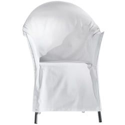 Husse für Stuhl Lord Yo driade weiß, Designer Philippe Starck