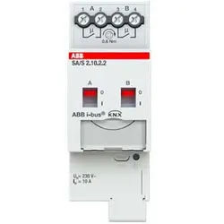 ABB Stotz S&J Schaltaktor 2-fach, 10A, Reiheneinbaugerät SA/S2.10.2.2