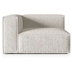 Micadoni Sofa-Eckelement Nuria, Eckmodul groß 1-Sitzer beige|grau