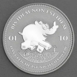 Silbermünze 1oz Bis Idem Non Est Idem 2023 Ottifanten ? Ottirand 19% (Tuvalu)