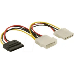 AK 3197 - S-ATA Stromadapter gerade, +5,25