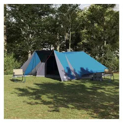 furnicato Faltzelt Familien-Tipi-Zelt 660x456x200 cm Blau - Modernes Campingzelt, (1 tlg) blau
