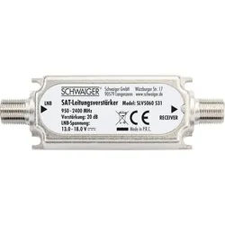 Schwaiger Schwaiger SAT-Leitungsverstärker SLV5060 531 für SAT-Antenne silberfarben