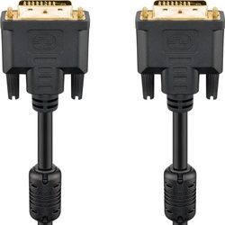 DVI-D Full HD Kabel Dual Link, vergoldet DVI-D-Stecker Dual-Link (24+1 pin) > DVI-D-Stecker Dual-Link (24+1 pin)