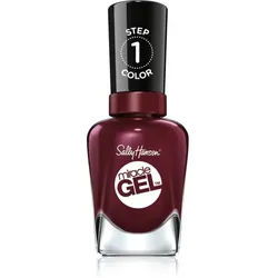Sally Hansen Miracle GelTM Gel-Lack für Fingernägel - keine UV/LED Lampe erforderlich Farbton 480 Wine Stock 14,7 ml
