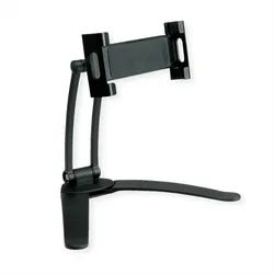VALUE 2-in-1-Halterung für iPad / Tablet oder Smartphone Tablet-Adapter schwarz