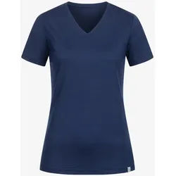Tom Fyfe Merino Damen T-Shirt V-Ausschnitt Marine M