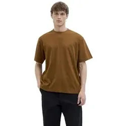 Jack & Jones Herren Rundhals T-Shirt JJEURBAN EDGE TEE SS O-NECK Relaxed Fit 12254412 Monks Robe L