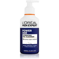 L’Oréal Paris Men Expert Power Age feuchtigkeitsspendendes Reinigungsgel für Herren 260 ml