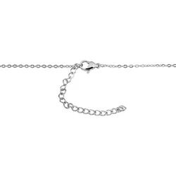 Adelia ́s Kette ohne Anhänger Damen Halskette mit Anhänger – Herz aus Edelstahl, Zum Verschenken – ideal zum Geburtstag silberfarben
