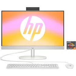 HP 24-cr0229ng All-in-One PC (23,8 Zoll, AMD Ryzen 5 7320U, Radeon 610M, 16 GB RAM, 512 GB SSD) weiß