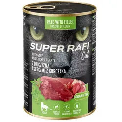 DOLINA NOTECI Super Rafi Cat P&F mit Wildfleisch und Hühnerherzen 400g