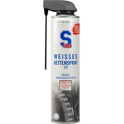 S100 Weisses Kettenspray 2.0 2025 400 ml, weiss für Männer