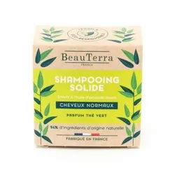 Beauterra Haarshampoo SOLIDE champú té verde 75 gr
