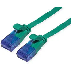 VALUE Patchkabel Cat.6A (Class EA) UTP, extra-flach, grün, 3 m