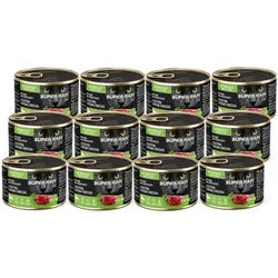 DOLINA NOTECI Super Rafi Cat P&F mit Wildfleisch und Hühnerherzen 12x185g