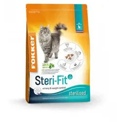 Fokker Steri-Fit Katzenfutter 2 x 10 kg