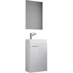 Gästebad Slito 3-tlg. ca. 41 cm Weiß