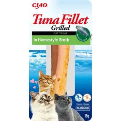 INABA Thunfischfilet für Katzen - Thunfisch in hausgemachter Brühe15g