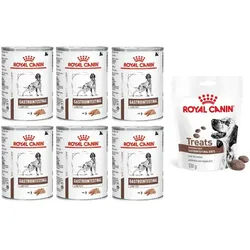 ROYAL CANIN Gastro Intestinal Low Fat LF22 6x420g + Royal Canin Dog Gastrointestinal Treats Hundeleckerli 230g