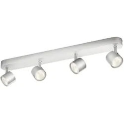 Philips myLiving Moderner LED Deckenstrahler Star 4-flammig aus Aluminium mit schwenkbaren Leuchten