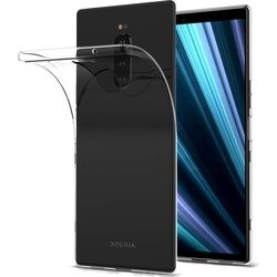 Screenguard Sony Xperia 1 Flexible TPU Clear Case (Sony Xperia 1), Smartphone Hülle, Transparent