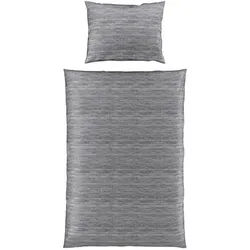 Novel Bettwäsche , Grau , Textil , 160x210 cm , pflegeleicht, atmungsaktiv, schadstoffgeprüft , Heimtextilien, Bettwäsche & Leintücher, Bettwäsche, Satin-Bettwäsche