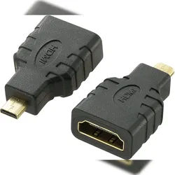SpeaKa Professional SP-7870184 HDMI Adapter [1x HDMI-Stecker D Micro - 1x HDMI-Buchse] Schwarz vergo
