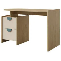 Deine Möbel 24 Kinderschreibtisch LEXO 12 Schreibtisch Kinderzimmer Computertisch mit 2 Schubladen (Set, 1-St., ideal für Kinderzimmer & Jugendzimmer), B/H/T 120x78x60 cm, LEXO - Kollektion blau
