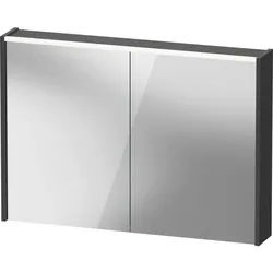 Duravit D-Code Spiegelschrank Verspiegelt DC7107049491000 1000x700x148, Graphit Matt, Steckdose E, LED Beleuchtung