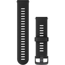 SCHNELLWECHSEL-SILIKON-ARMBAND 22 mm Schwarz